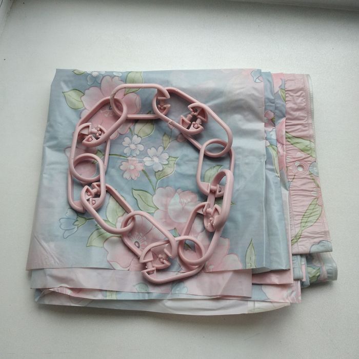 Набор для сушки белья. Штора для ванны.