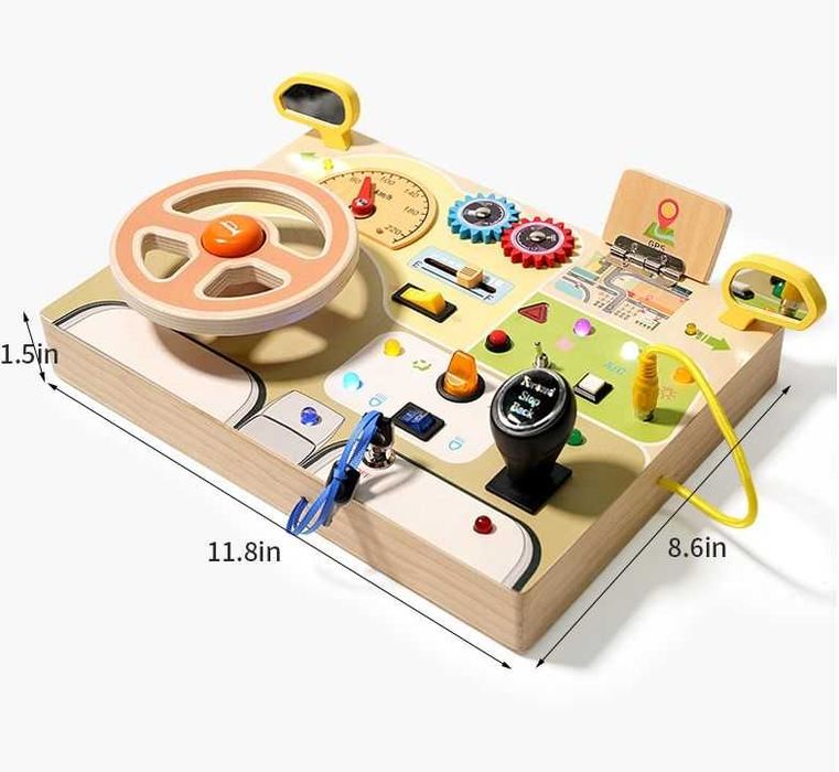 Интерактивна сензорна дъска за с волан, LED дейности