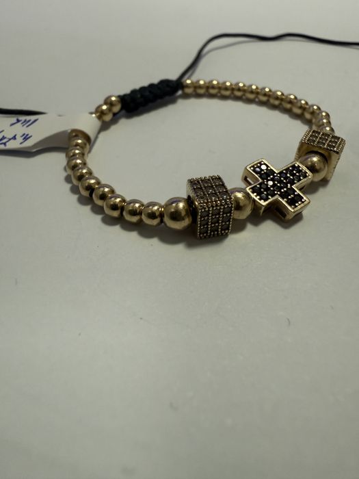 Bratara cu bilute si cruciulita (vl) star amanet
