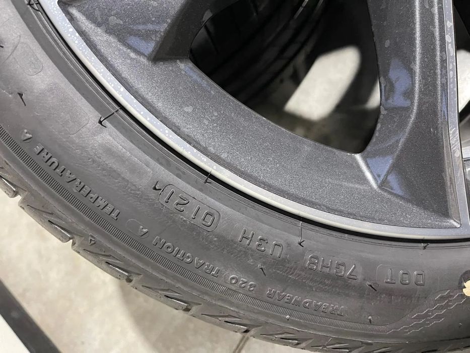 jante bmw seria 2 f45 f46 originale 17 inch cu anvelope vara noi