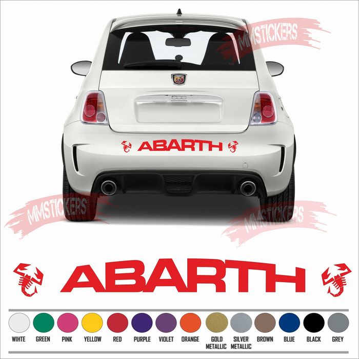 Стикер ABARTH за Fiat Abarth