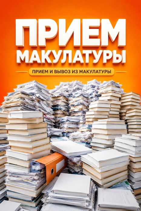 Приём и вывоз макулатуры