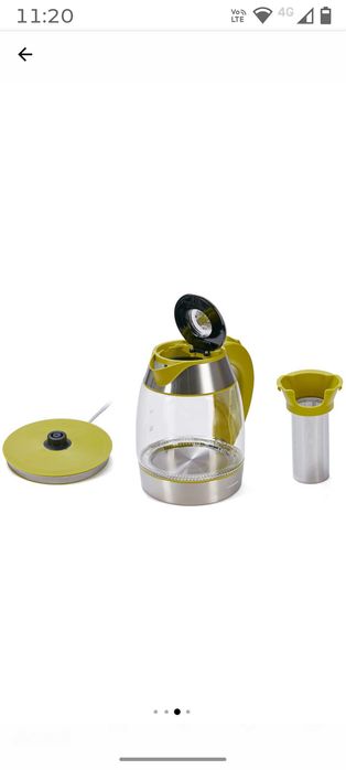 Cana fierbator inox 2200W filtru ceai