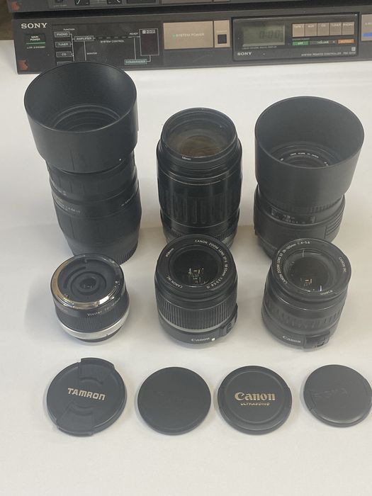 Obiective foto montura Canon