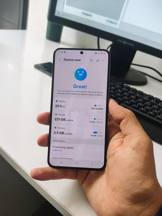 Samsung Galaxy S22 - 256 gb qulay narxda sotiladi