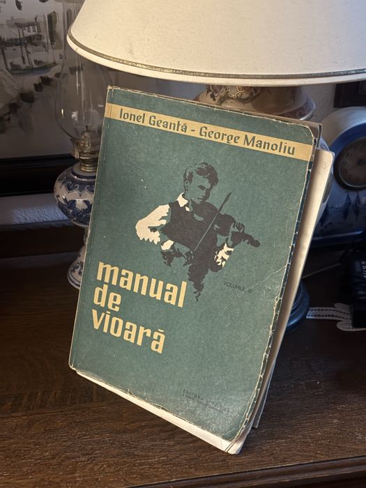 Manual de vioara carte retro vintage clasica
