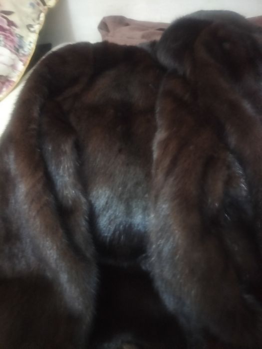 Норковый шуба .натуральный