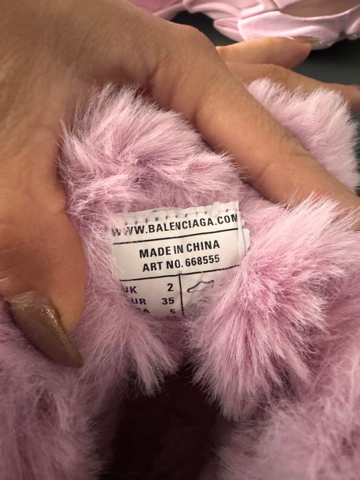 Balenciaga Track Faux fur Pink оригинални