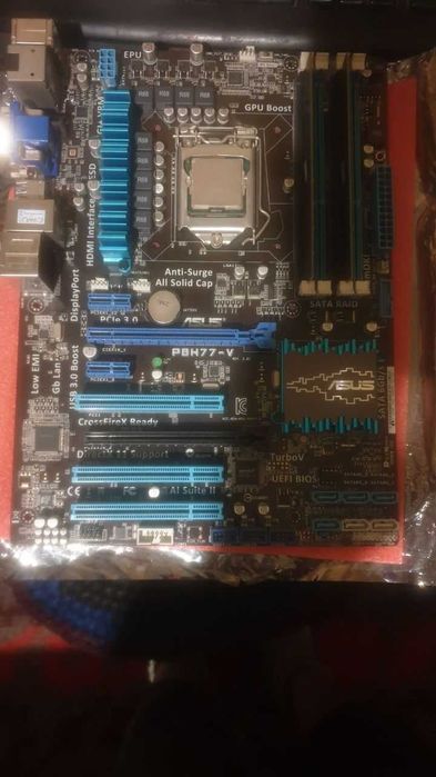 ASUS P8H77-V + процессор I7 2600 + 16 gb озу