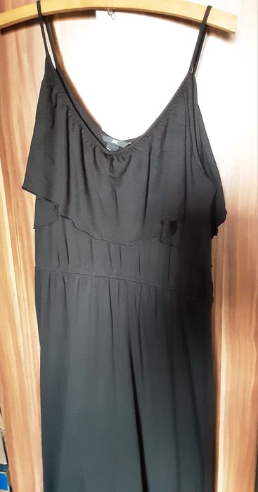 Rochie neagră lungă H&M mărimea M