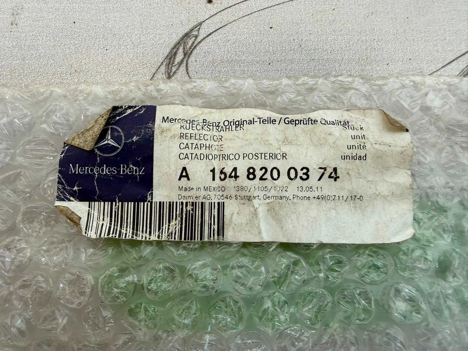 Set Lămpi Ceață Bara Spate (3 BUC.) Mercedes-Benz ML W164 2008 / 2005-2011 / Cod OEM A1648200374 (5C2)