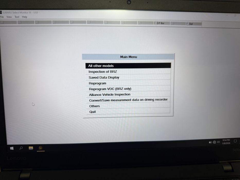 Tester/Diagnoza Subaru SSM3&SSM4 pana in 2022 instalate in Laptop