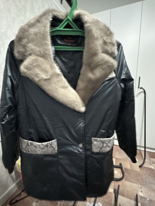 Куртка с норковым воротником