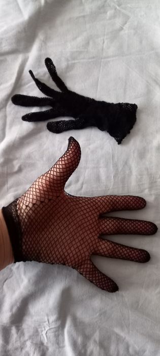 Нови плетени якички. Ръкавици