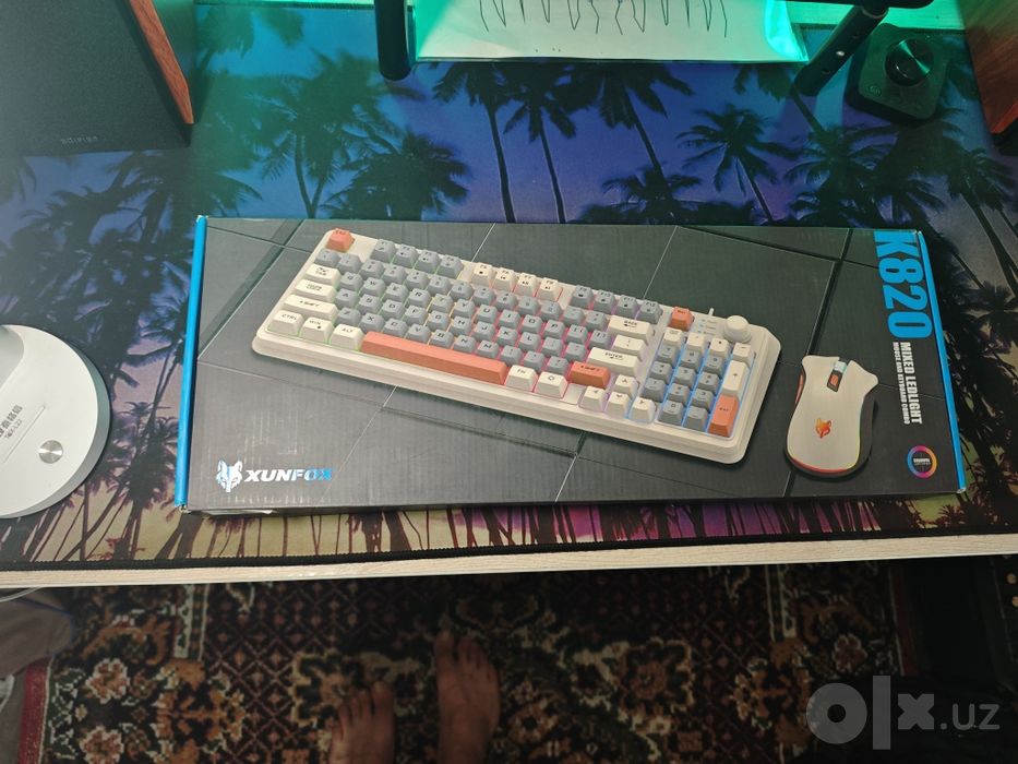 Игровая Клавиатура Xunfox K820 + игровая мышь