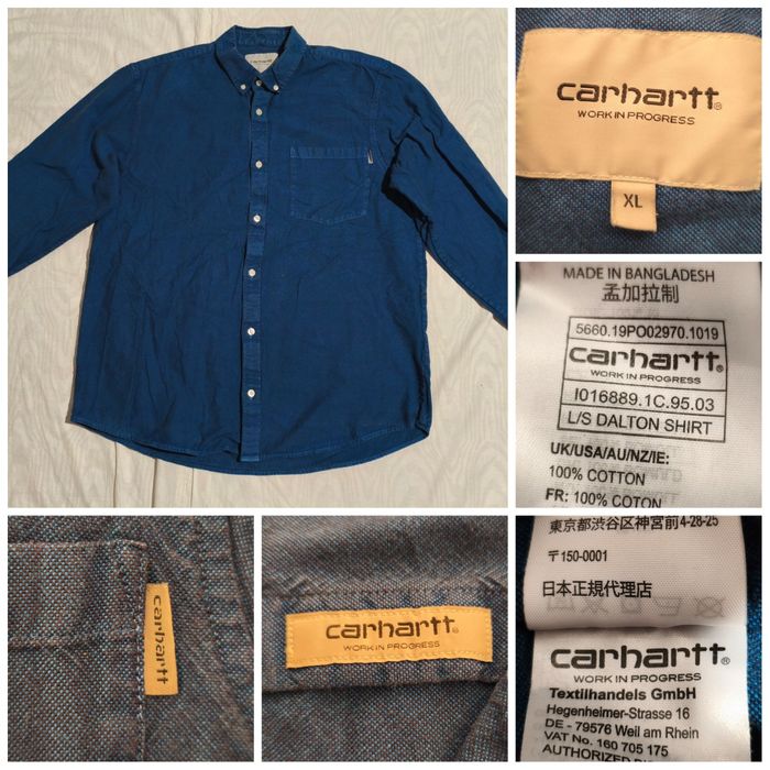 Cămașă Carhartt Dalton Shirt mărime XL bărbat work casual