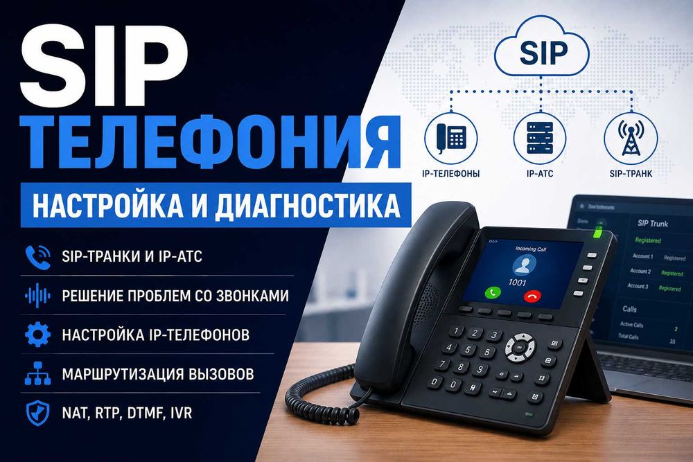 IP-телефония для бизнеса | SIP, АТС, настройка