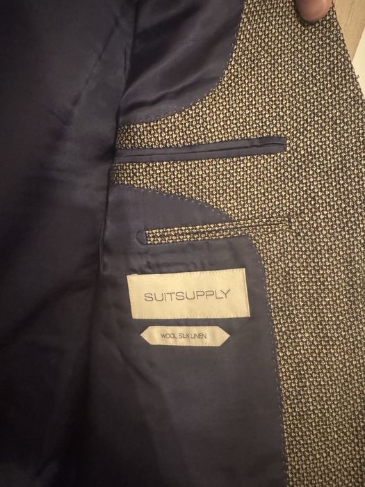 Sacou Suitsupply - material Carlo Barbera (lana, matase, in)