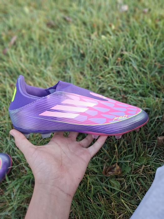 Ghete Fotbal Adidas F50 LL League Lamine Laceless