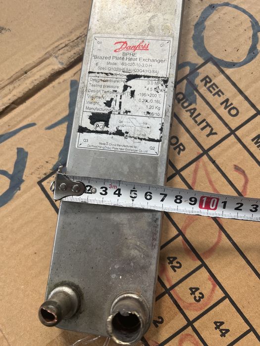 Топлообменник 30/7/3 Данфос/Danfoss вода-вода