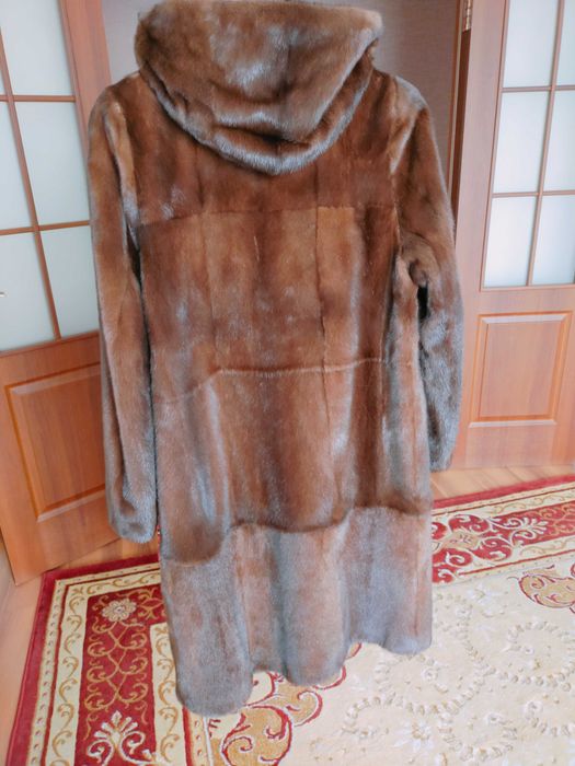 Шуба норковая длинная