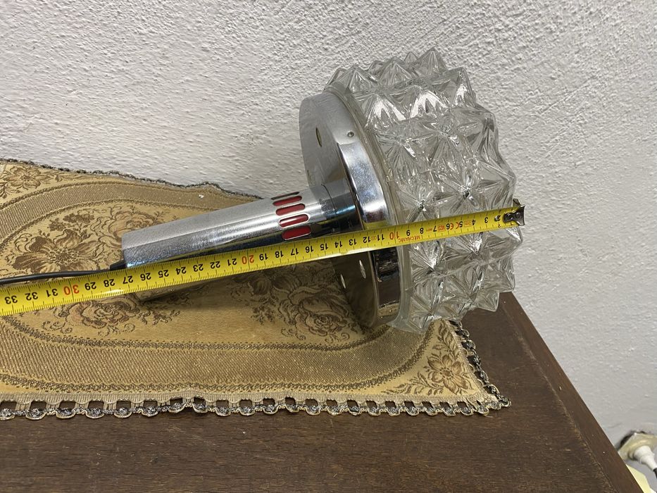 Винтидж полилей кристал и хром Германия 1960-те