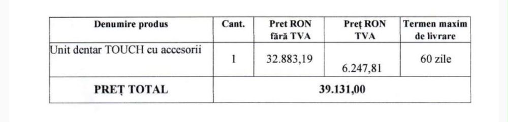 Scaun/ Unitate stomatologica Kayana