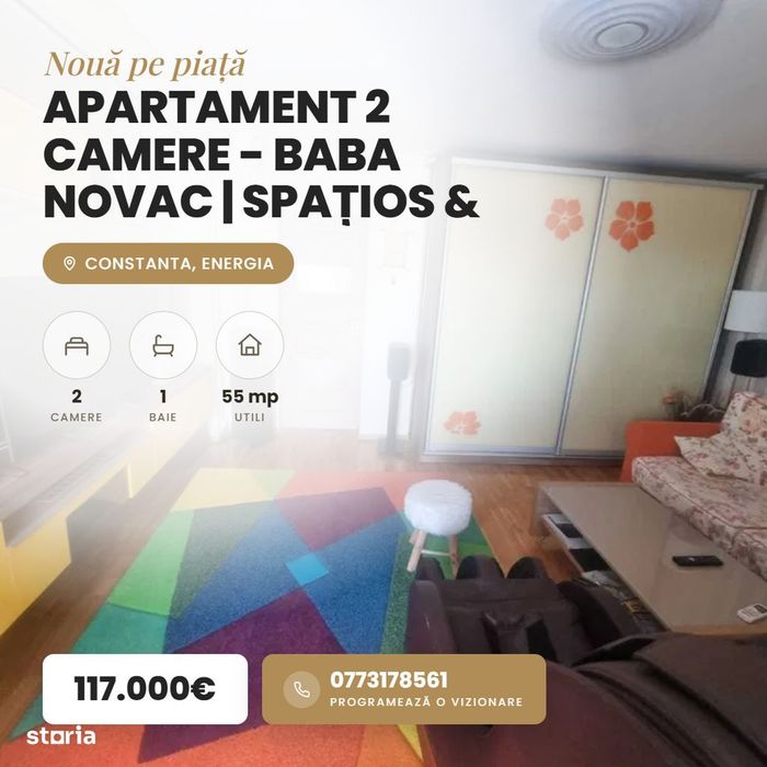 Apartament 2 camere - Baba Novac | Spatios & Luminos