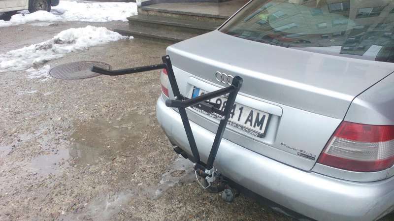 Багажник за велосипед за теглич за 3 колела