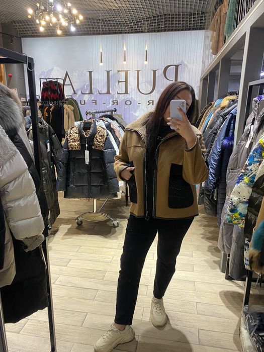 Женская дубленка