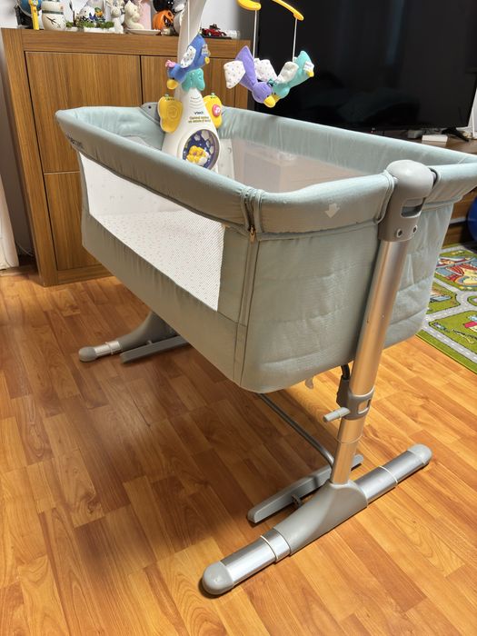 Pătuț bebe Bebe Royal Co-Sleeper – foarte bine întreținut – reglabil – legănare