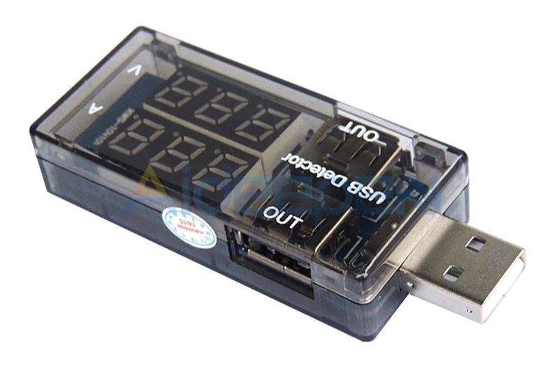Tester tensiune intensitate curent cu mufă USB