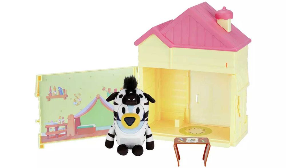BLUEY Къщата на Блуи с фигурка плюшена играчка