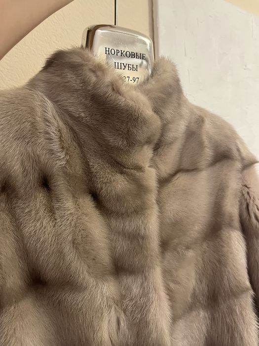 Шуба норковая светлая