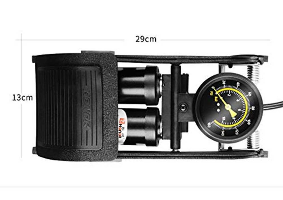 Двубутална крачна помпа с манометър до 10 бара /160 PSI