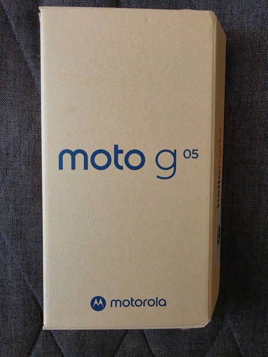 Motorola moto g05 , две SIM карти , 64GB , 4GB RAM , 5200 mAh , Denim Blue