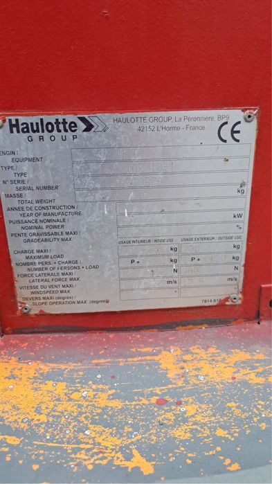Nacelă electrică Haulotte Star 10 – 10m, braț tip -gât de lebădă
