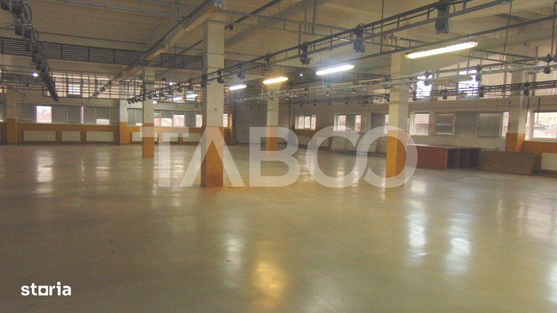 Spatiu industrial in hala cu lift 800 mp zona Centrala in Sibiu