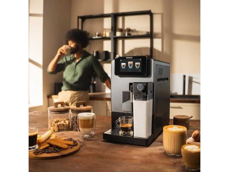 Кафеавтомат Cecotec Cremmaet Latte Touch - 1350W, 19bar, Черен