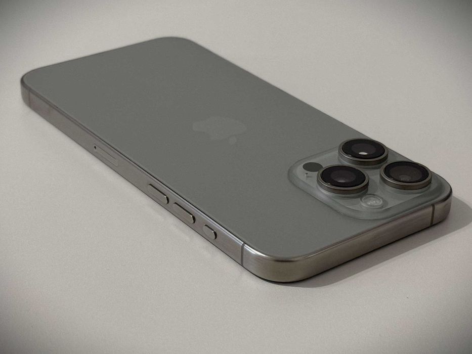 Бартер! Като НОВ! 512GB iPhone 15 Pro Max 512GB Natural Titanium