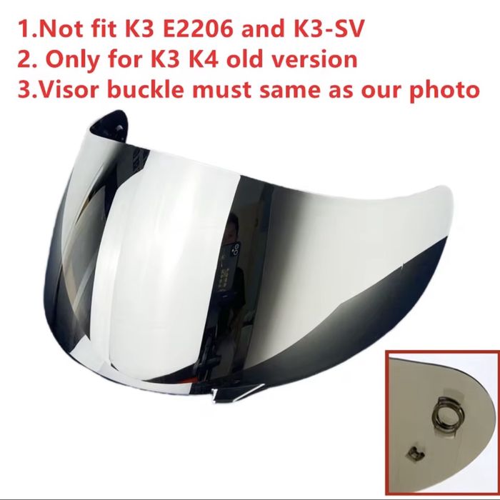 Визьор за каска AGV K3/K4