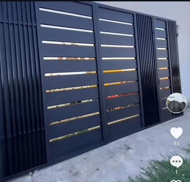 Откатные ворота автоматические.