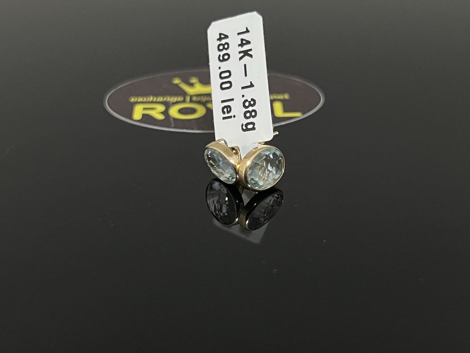 Bijuteria Royal CB : Cercei dama aur 14k 585   1,38 gr