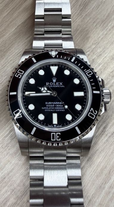 Submariner NoDate 41 mm cu bratara Oysterflexo
