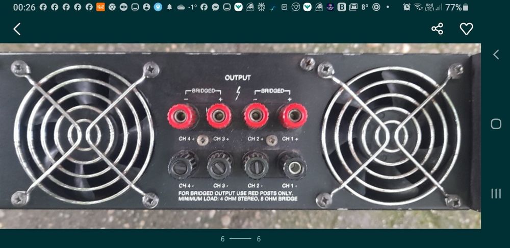 Amplificator Putere ECLER MPA 4x400 W SPANIA