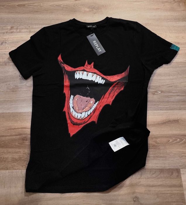 Мъжка фланелка тениска блуза Joker replay