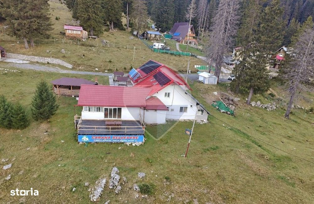 Cabana Belvedere, 10 camere, 3702 mp teren, Platoul Padina
