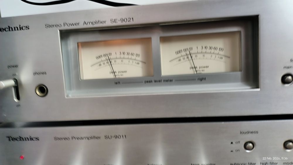 Technics preamplificator sub9011 și Amplificator se9011