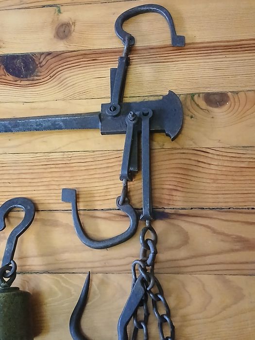 Стар ретро кантар с топуз