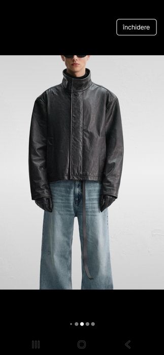 Geaca piele barbati